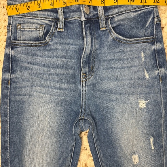 Kancan Women's Blue Distressed Jeans.    #17 - Picture 4 of 13